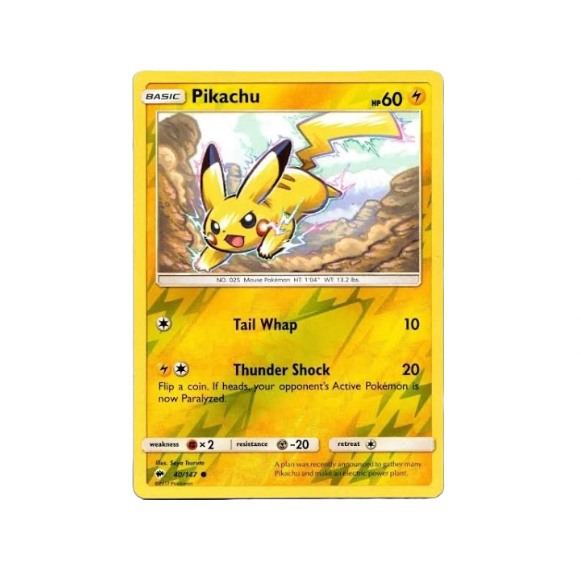 NM - Pikachu Reverse Holo BNSD - #40/147