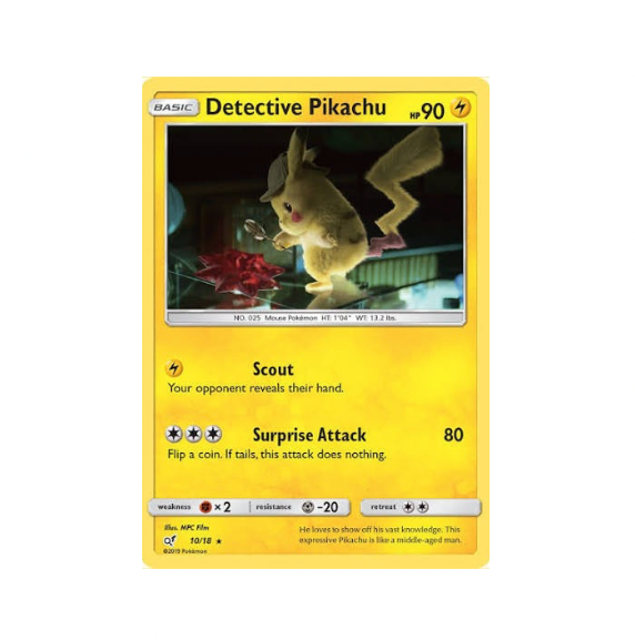 NM - Detective Pikachu Holo DP - #10/18