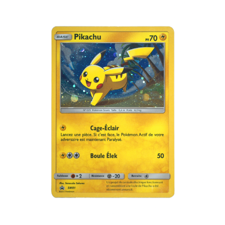 HP - Pikachu Cosmos Holo BS Promo - #SM81