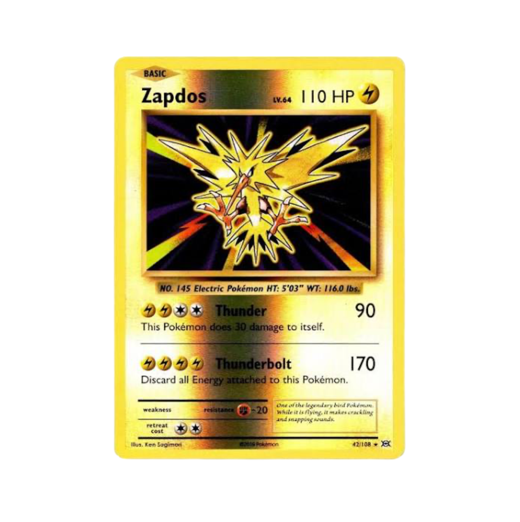 NM - Zapdos Reverse Holo EVO - #42/108