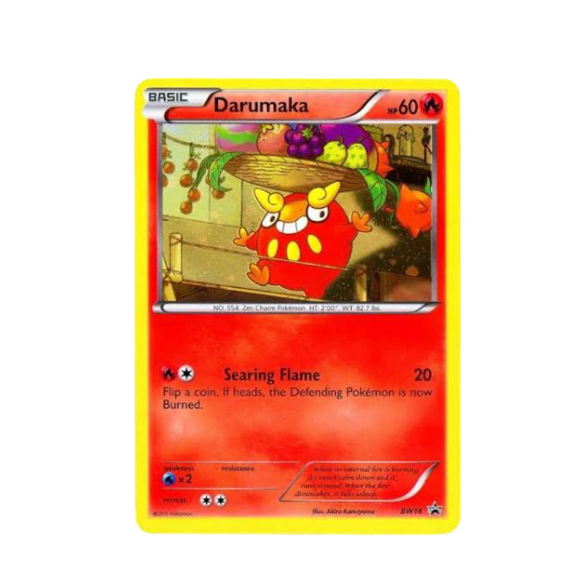 NM - (SWIRL) Darumaka Cosmos Holo BS Promo - BW18