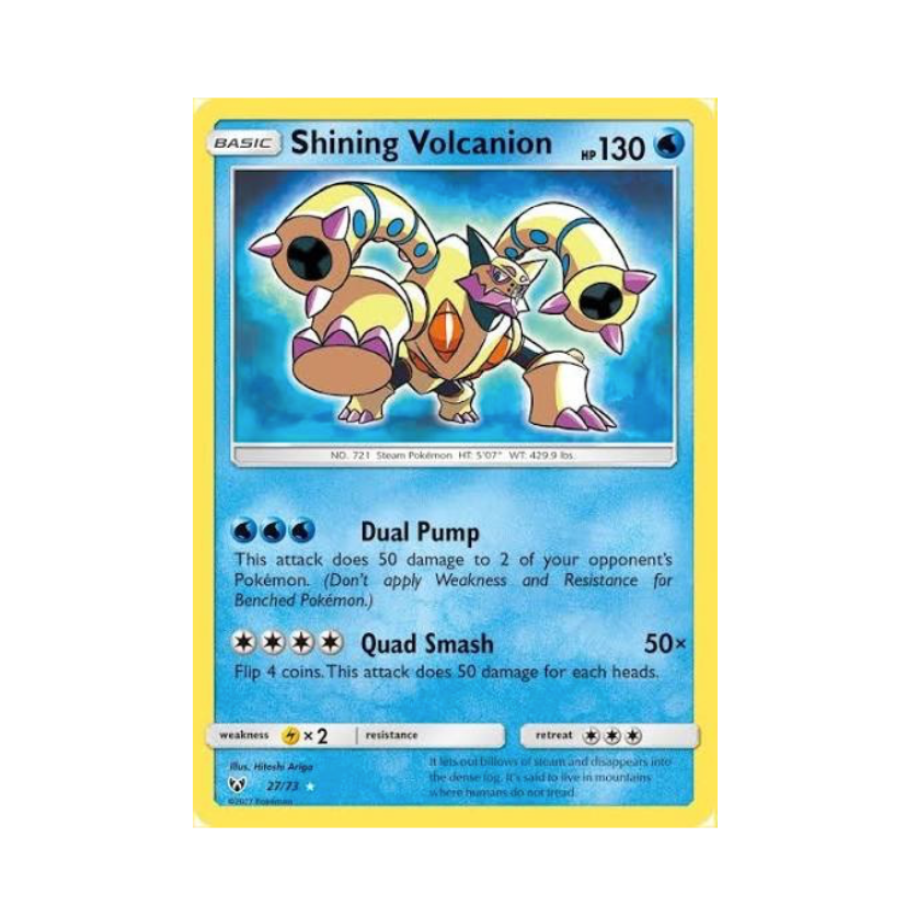 NM - Shining Volcanion SHLG - #27/73