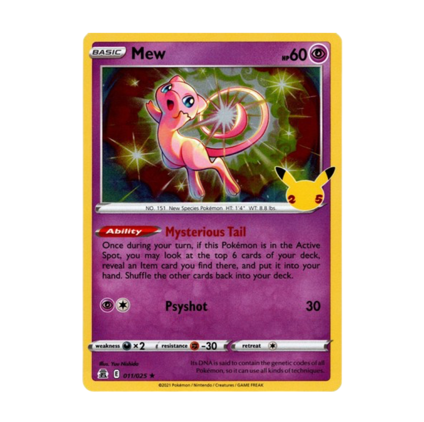 LP - Mew Holo 25th Anniversary Collection - #011/025