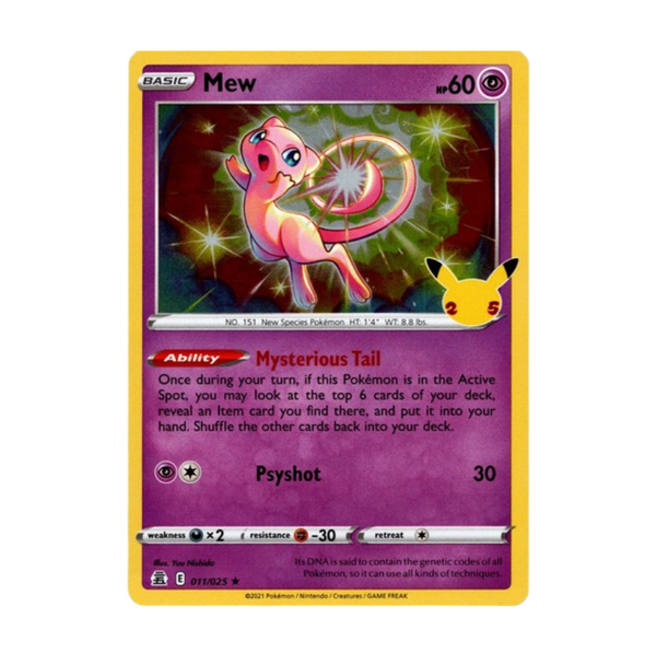 LP - Mew Holo 25th Anniversary Collection - #011/025