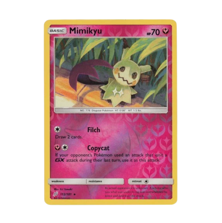 NM - Mimikyu Reverse Holo TMUP - #112/181