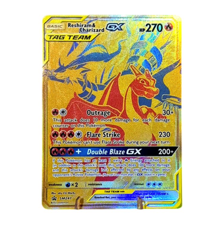 NM - Reshiram & Charizard GX Tag Team BS Promo - SM247