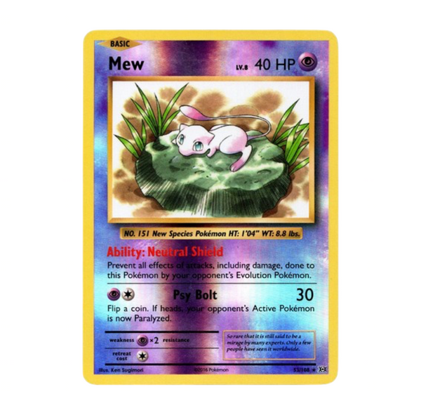 NM (-) - Mew Reverse Holo EVO - #53/108