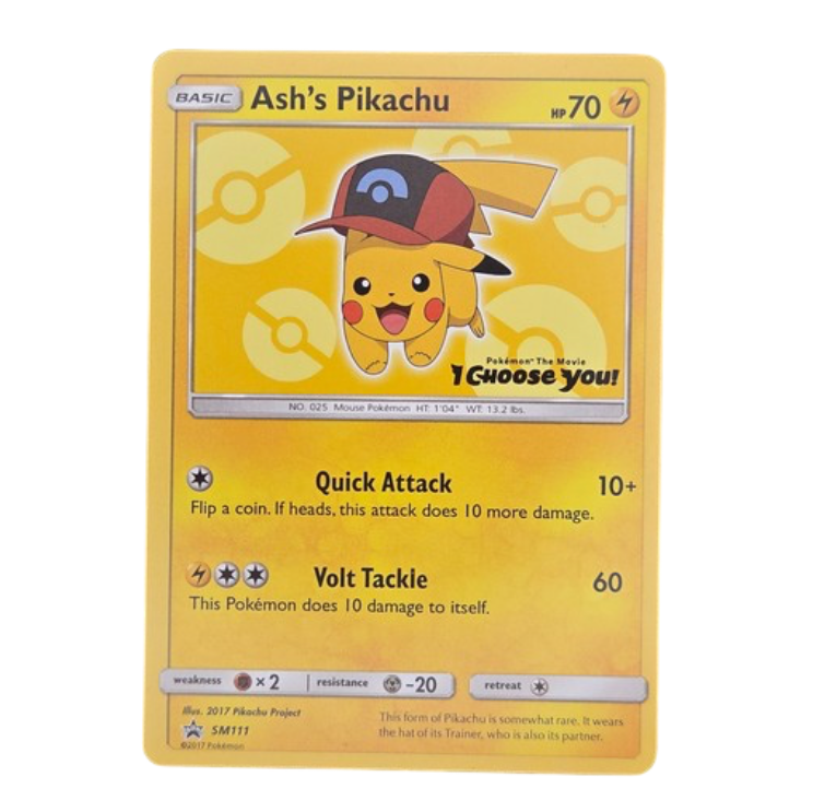 NM - Ash's Pikachu BS Promo - SM111