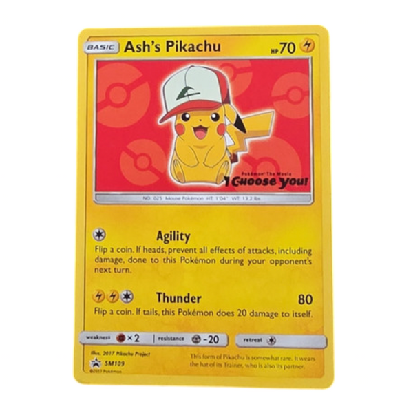 NM - Ash's Pikachu BS Promo - SM109