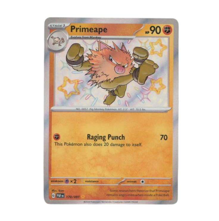 NM - Primeape Shiny Holo PDFT - #170/091